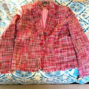 NWT NY Collection Tweed Blazer